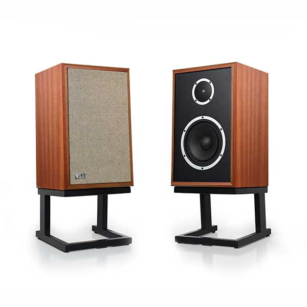 KLH Model 3 - West African Mahogany pair, angle