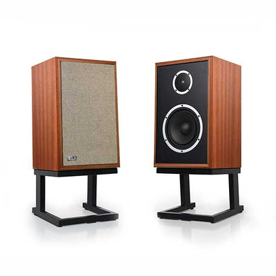 KLH Model 3 - West African Mahogany pair, angle
