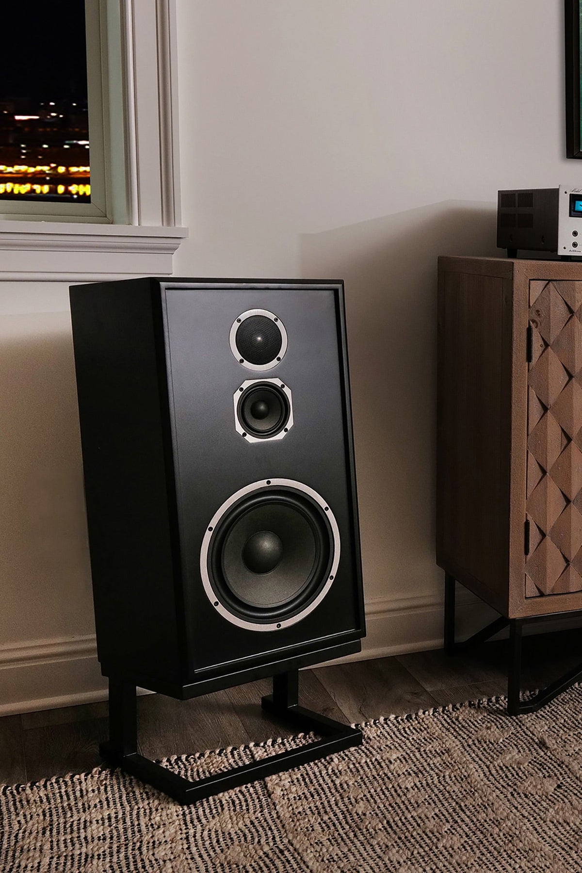 KLH Model Five Floorstanding Speaker in a living room setting